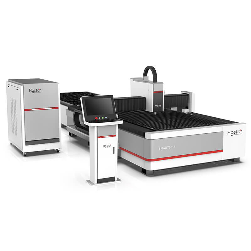 Front of CNC laser cutting machine