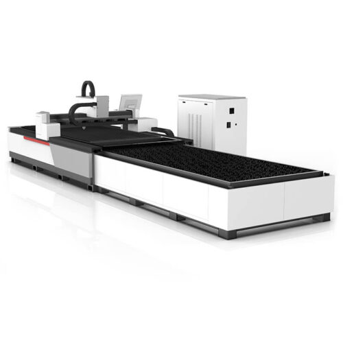 CNC laser cutting machine side