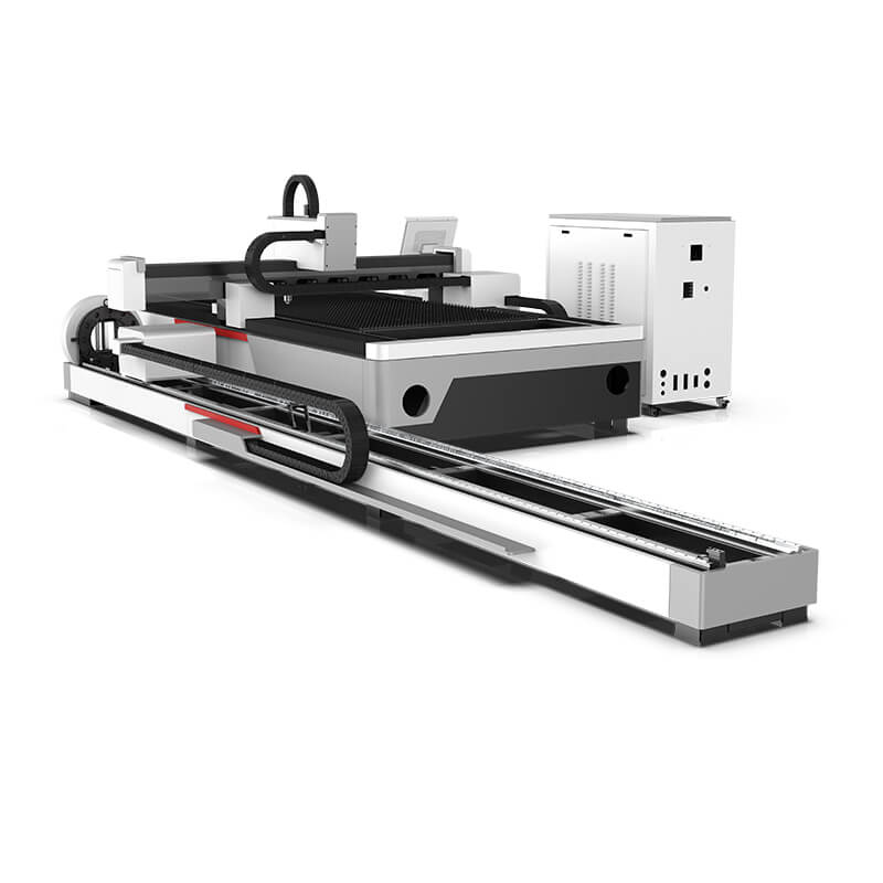 Industrial fiber laser metal cutting machine back