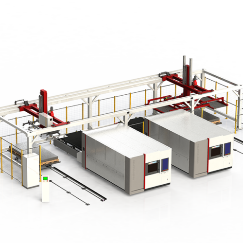 Automatic Loading and Unloading Systems for fiber laser cutter