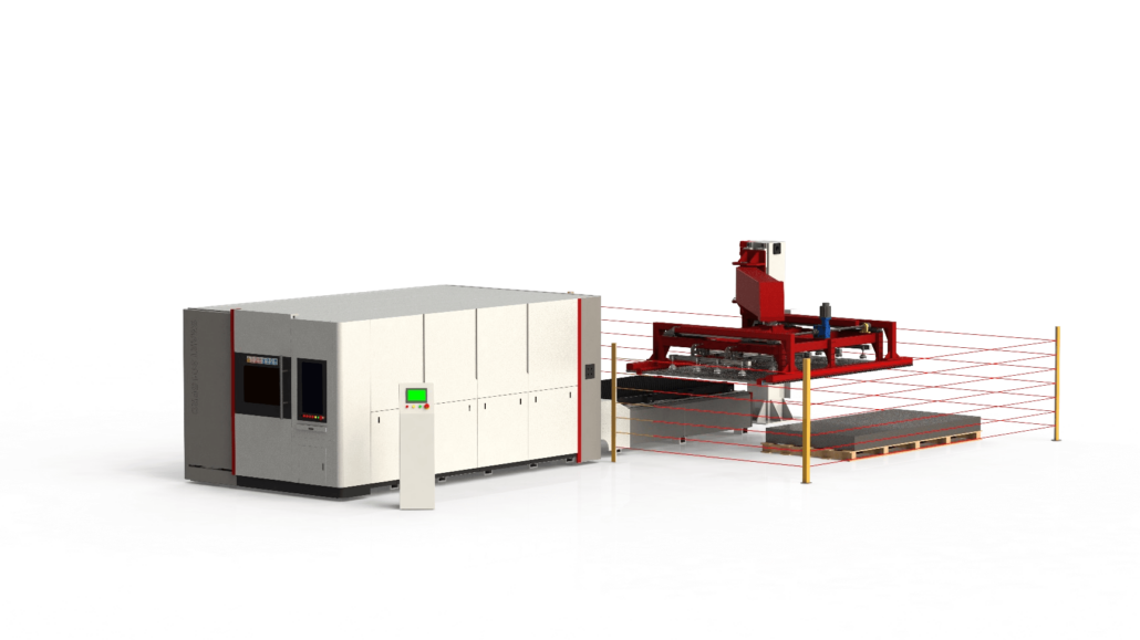 Smart HCR automatic sheet metal loading and unloading