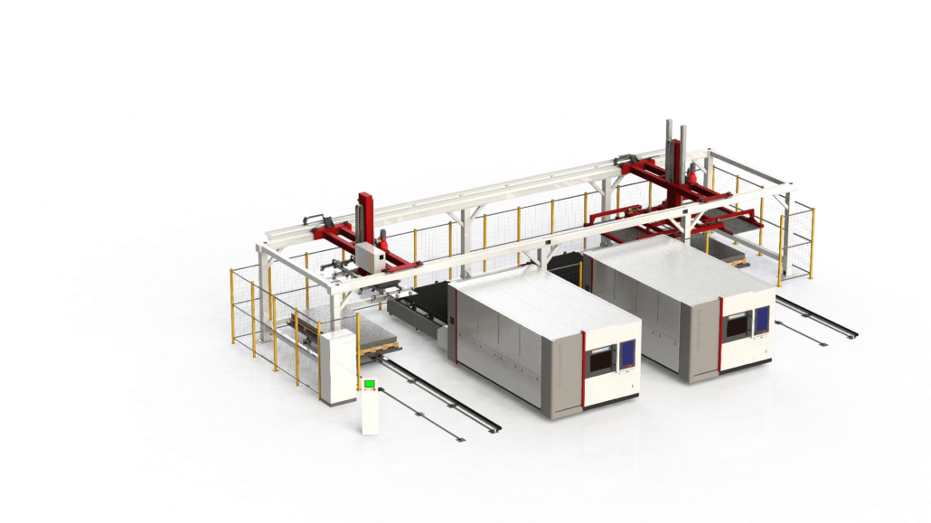 Smart HCL automatic sheet metal loading and unloading