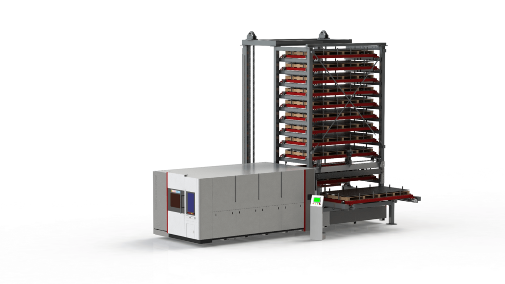smart HCJ compact sheet metal storage tower