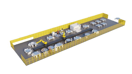 Alkaline Electrolyzer Electrode Frame and PlateElectrode Mesh Welding Production Line