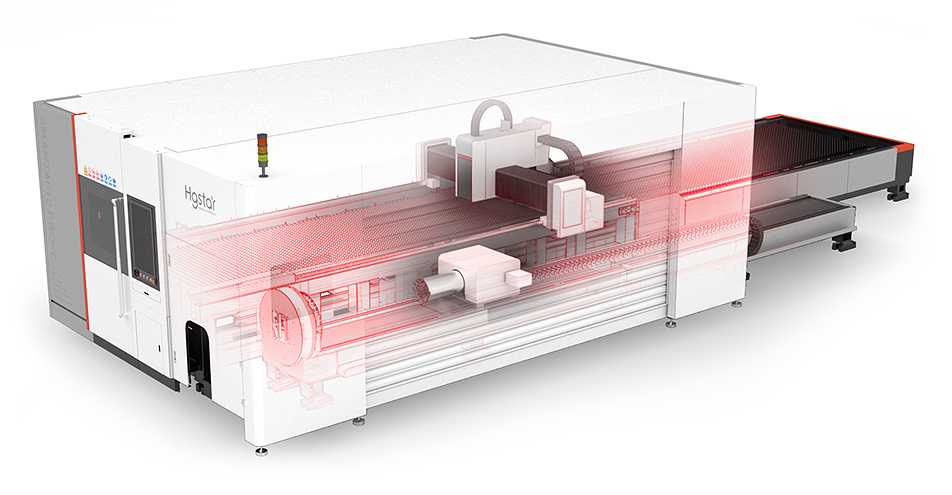 smart pro t laser sheet and tube cutting machine