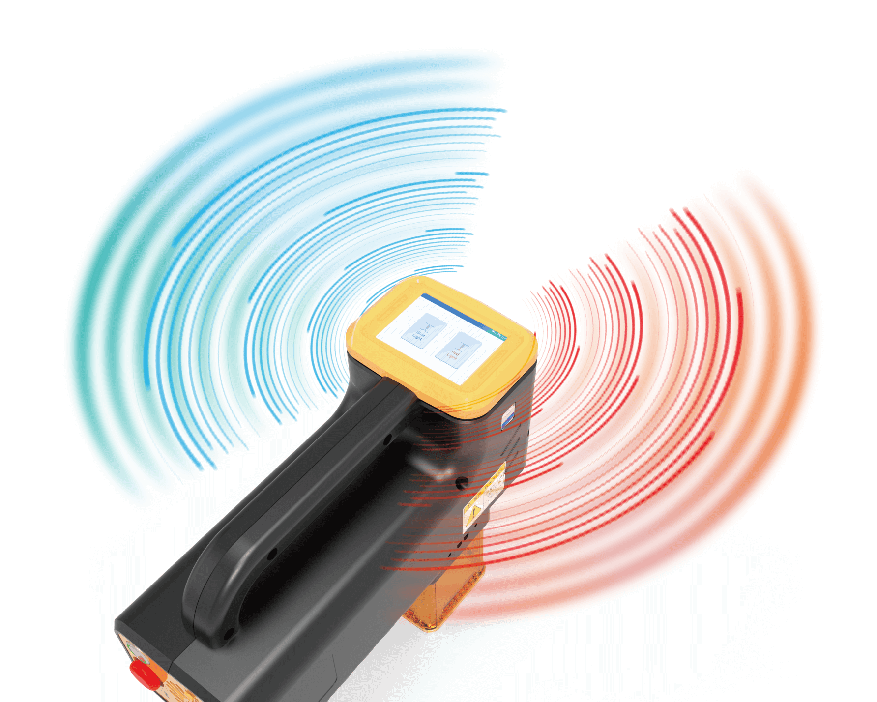 Dual-light laser marking