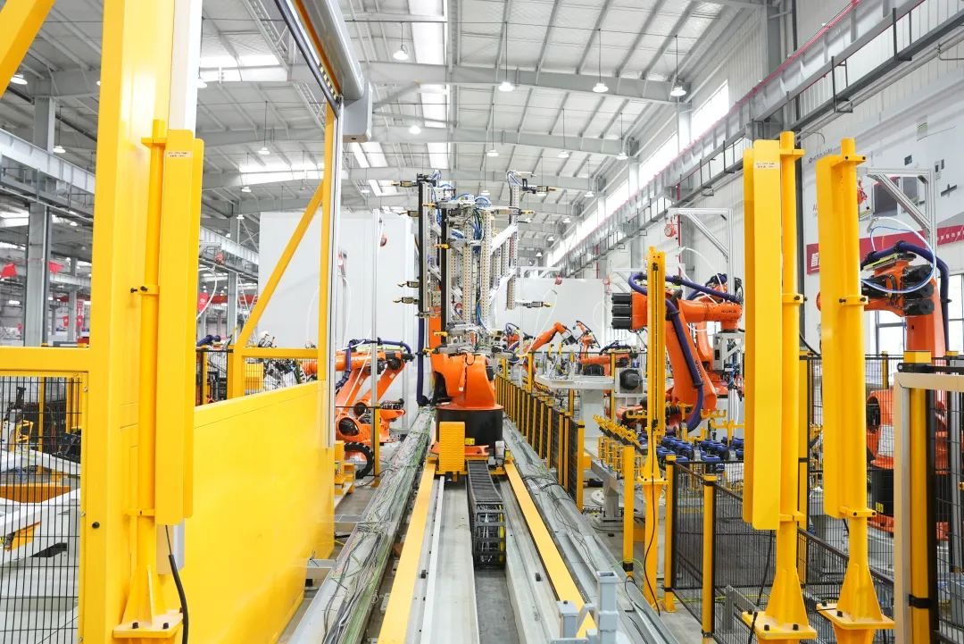 Battery tray production line